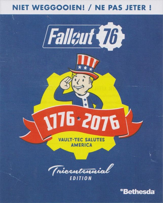 Other for Fallout 76 (Tricentennial Edition) (Windows) (Download code in Box): Tricentennial Digital Extra's DLC Voucher - Front