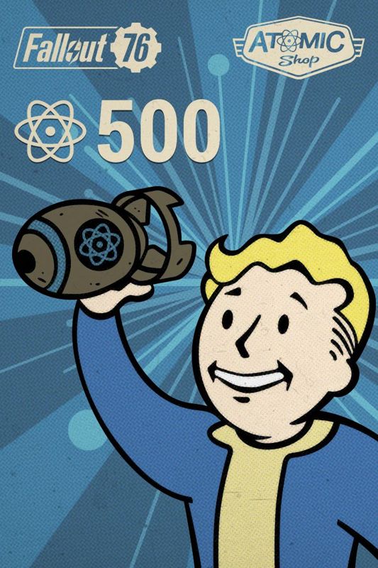 Front Cover for Fallout 76: 500 Atoms (Windows Apps and Xbox One) (download release)