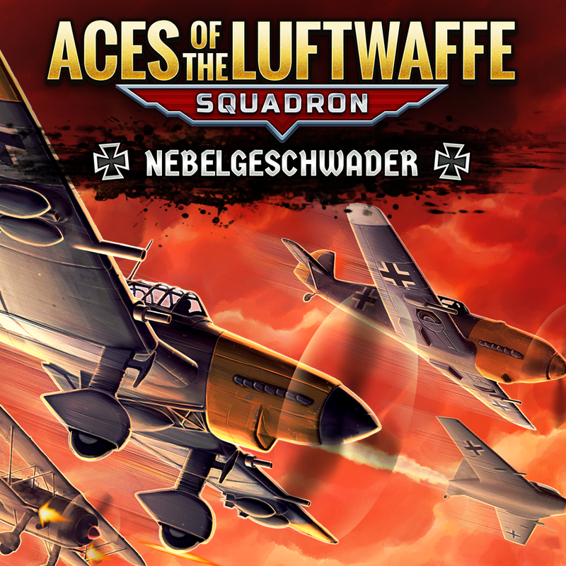 Front Cover for Aces of the Luftwaffe: Squadron - Nebelgeschwader (PlayStation 4) (download release)