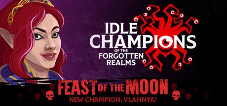 Front Cover for Idle Champions of the Forgotten Realms (Macintosh and Windows) (Steam release): Feast of the Moon Cover Art