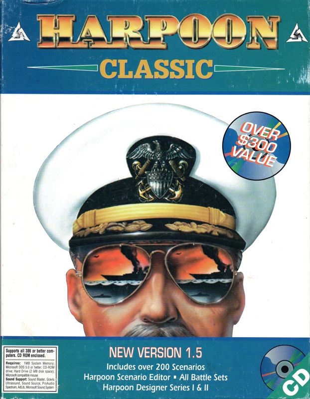 Front Cover for Harpoon Classic (DOS): Harpoon Classic New Version 1.5