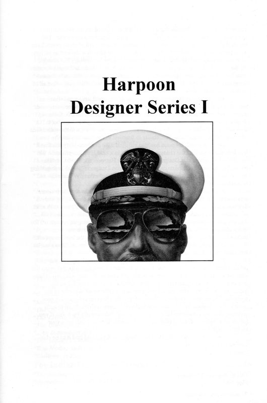 Manual for Harpoon Classic (DOS): Designer Series 1 - Front