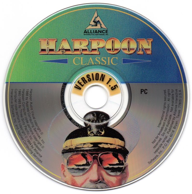 Media for Harpoon Classic (DOS): Game Installation CD