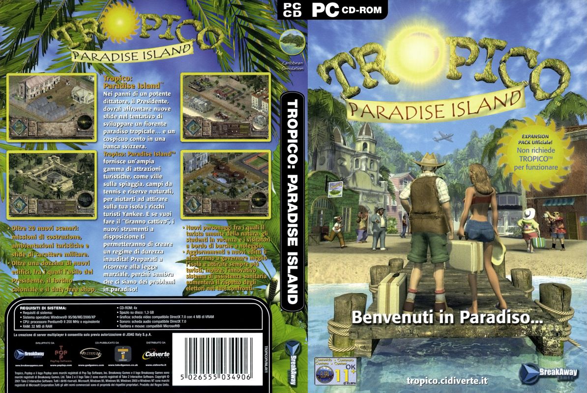 Full Cover for Tropico: Paradise Island (Windows)