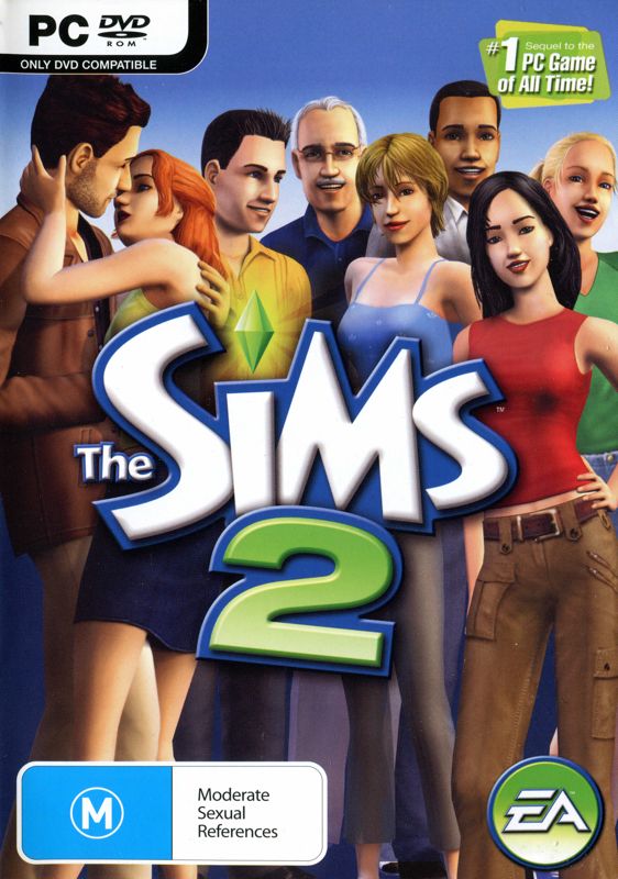Front Cover for The Sims 2 (Windows) (DVD re-release (2006))