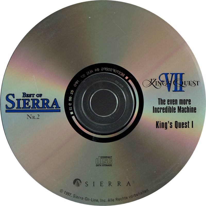 Media for Best of Sierra (Limited Edition) Nr. 1 (Windows and Windows 3.x): Best of Sierra Nr. 2