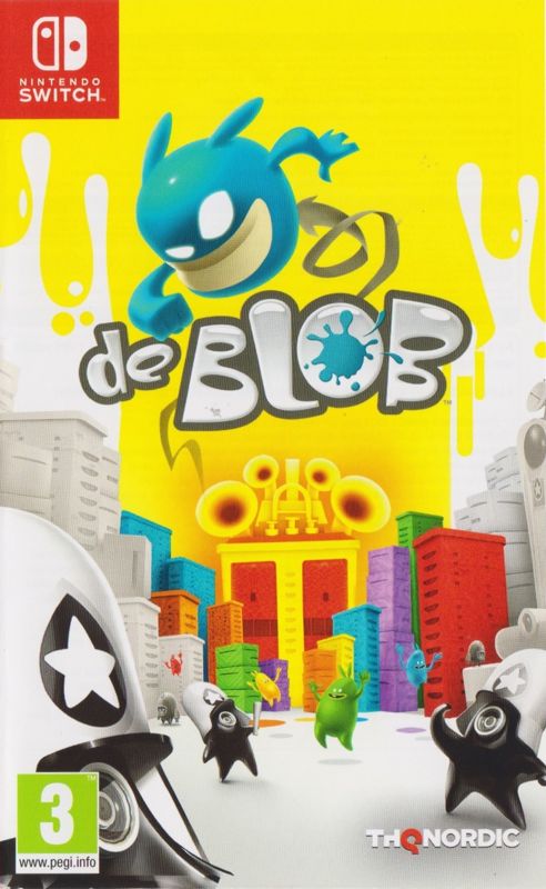 Front Cover for de Blob (Nintendo Switch)