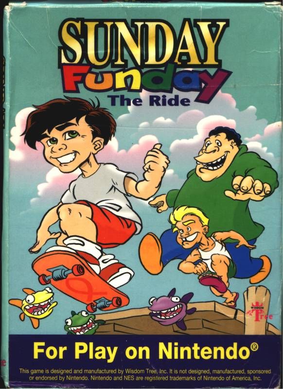 Front Cover for Sunday Funday: The Ride (NES)