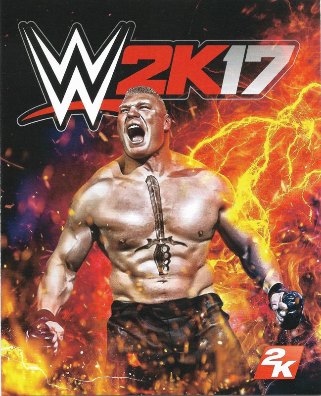 Manual for WWE 2K17 (NXT Edition) (PlayStation 4): Front