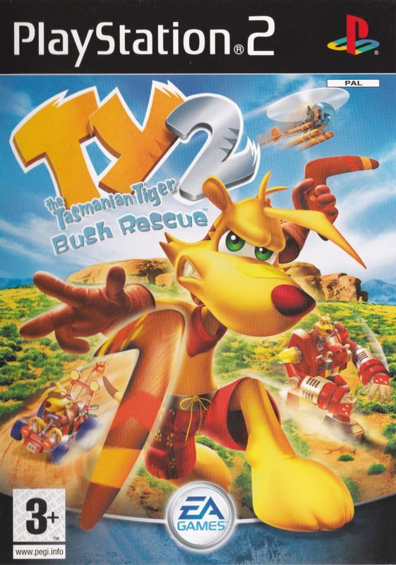 Front Cover for Ty the Tasmanian Tiger 2: Bush Rescue (PlayStation 2)