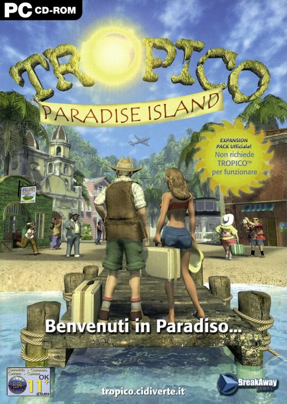 Front Cover for Tropico: Paradise Island (Windows)