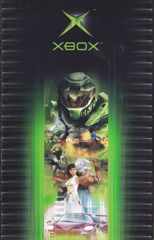 Extras for Halo: Combat Evolved (Xbox): Four Panel Game Catalogue Foldout: Front