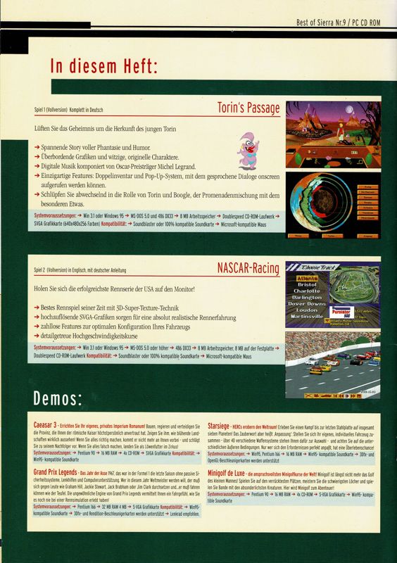 Other for Best of Sierra: Die Ultimative PC-Spielesammlung (DOS and Windows): Best of Sierra Nr. 9 - Back