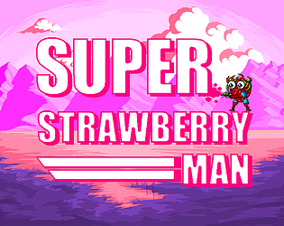Front Cover for Super Strawberry Man (Linux and Windows) (itch.io release)