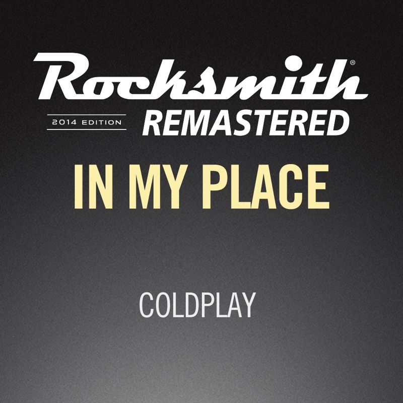 Front Cover for Rocksmith: All-new 2014 Edition - Coldplay: In My Place (PlayStation 3 and PlayStation 4) (download release)