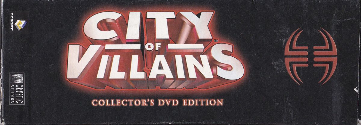 Spine/Sides for City of Villains (Collector's Edition) (Windows): Box Lid - Right