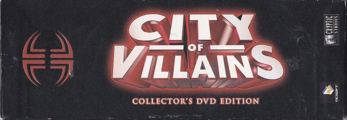 Spine/Sides for City of Villains (Collector's Edition) (Windows): Box Lid - Left