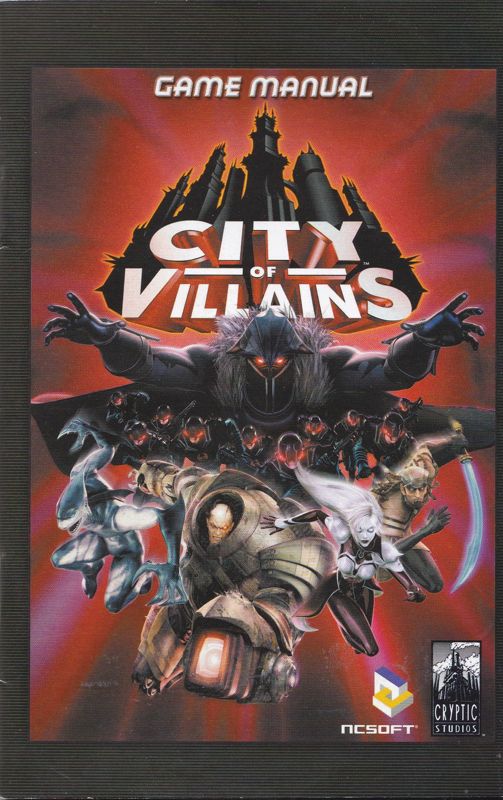 Manual for City of Villains (Collector's Edition) (Windows): Front
