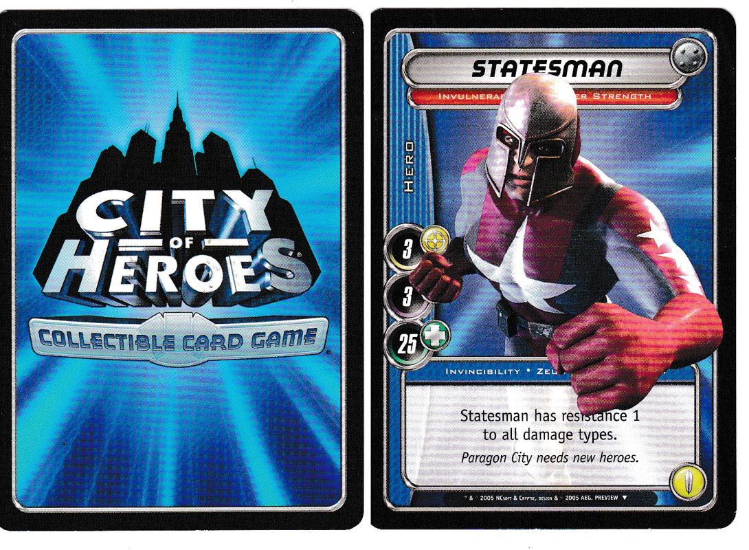 Other for City of Villains (Collector's Edition) (Windows): City of Heroes Trading Card