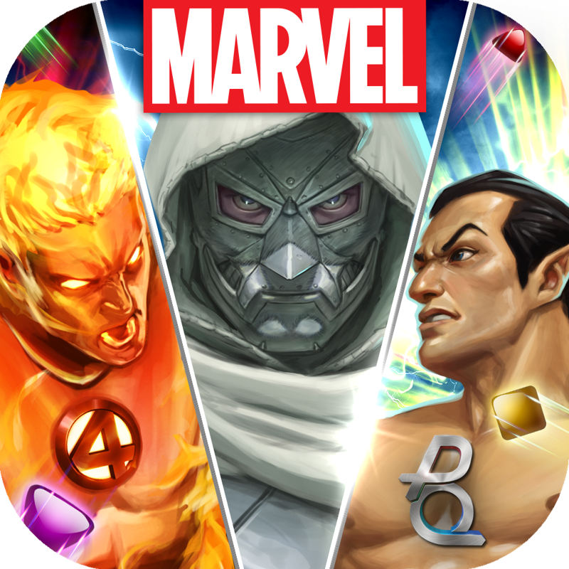 Front Cover for Marvel Puzzle Quest (iPad and iPhone): R169 release