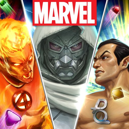 Front Cover for Marvel Puzzle Quest (Android) (Google Play release): R169 release