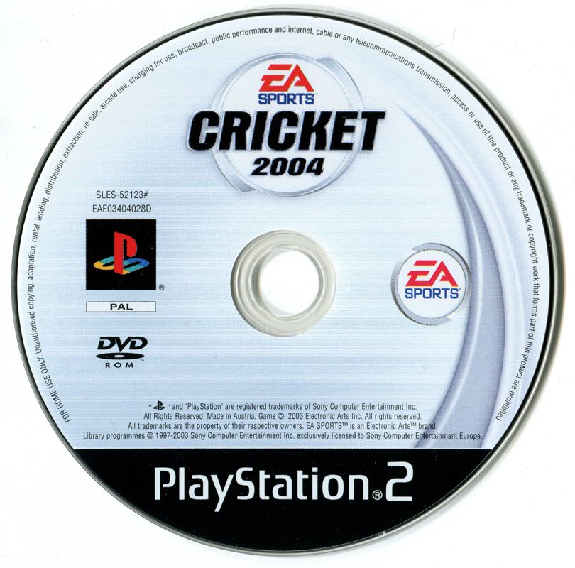 Cricket 2004 cover or packaging material - MobyGames