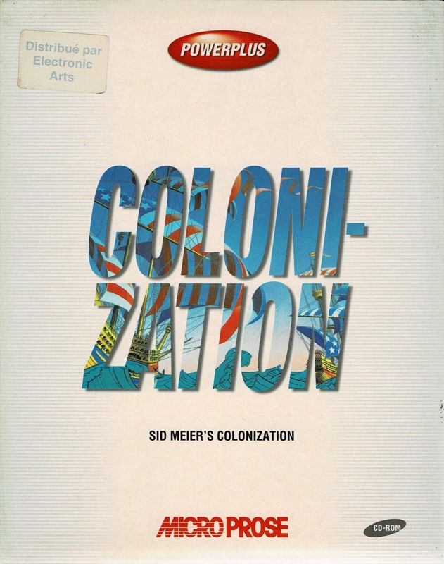 Front Cover for Sid Meier's Colonization (DOS) (Powerplus release (French Edition))