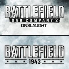 Front Cover for Battlefield: Bad Company 2 - Onslaught / Battlefield 1943 (PlayStation 3) (download release)