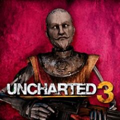 Front Cover for Uncharted 3: Drake's Deception - Stone Mask (Sir Francis Drake) (PlayStation 3) (download release)