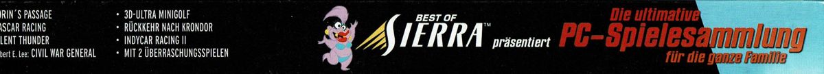 Spine/Sides for Best of Sierra: Die Ultimative PC-Spielesammlung (DOS and Windows): Top