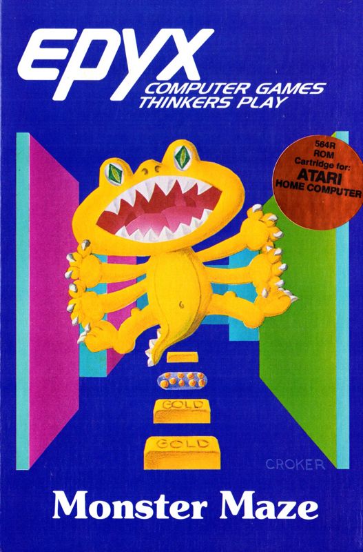 Front Cover for Monster Maze (Atari 8-bit)