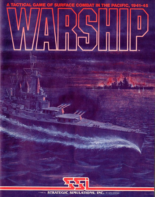 Manual for Warship (Atari ST)