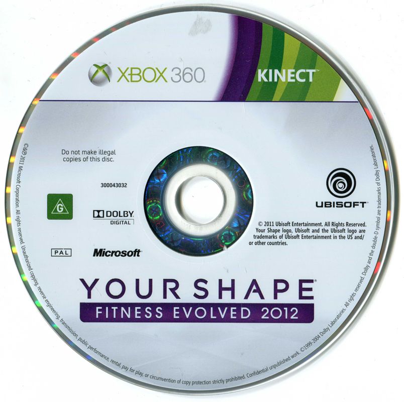 Your Shape: Fitness Evolved 2012 cover or packaging material - MobyGames