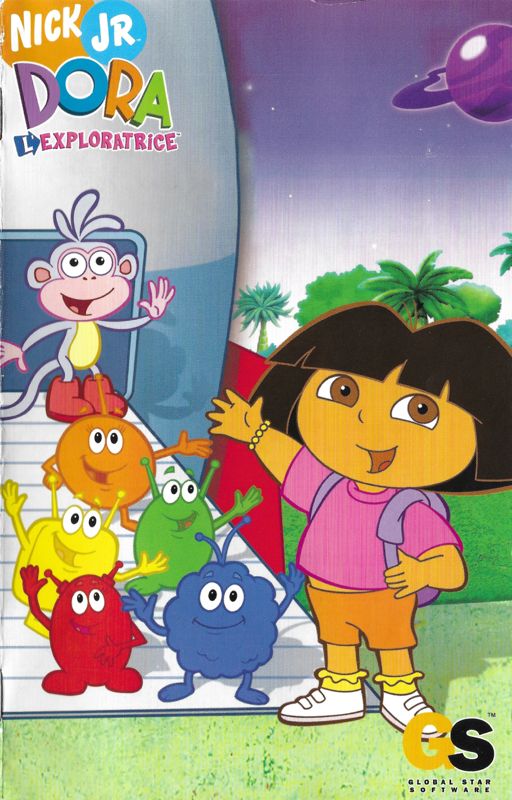 Manual for Dora the Explorer: Journey to the Purple Planet (PlayStation 2): Front
