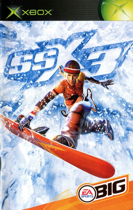Manual for SSX 3 (Xbox): Front