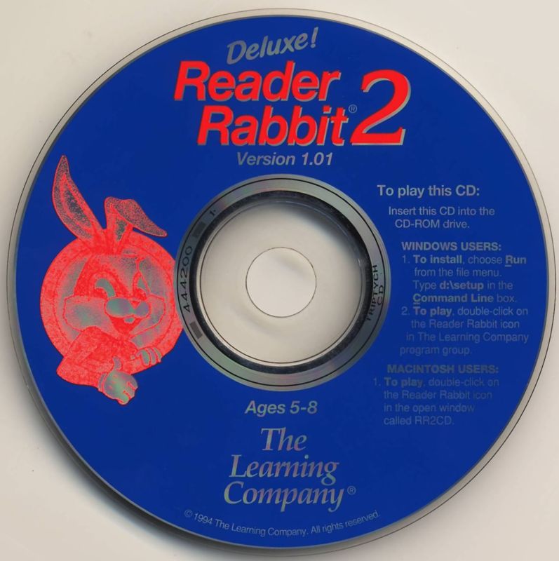 Media for Reader Rabbit 2: Deluxe! (Macintosh and Windows and Windows 3.x)