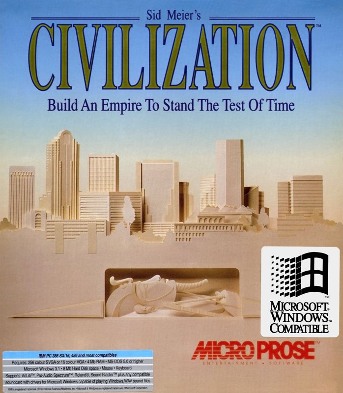 Front Cover for Sid Meier's Civilization (Windows 3.x)