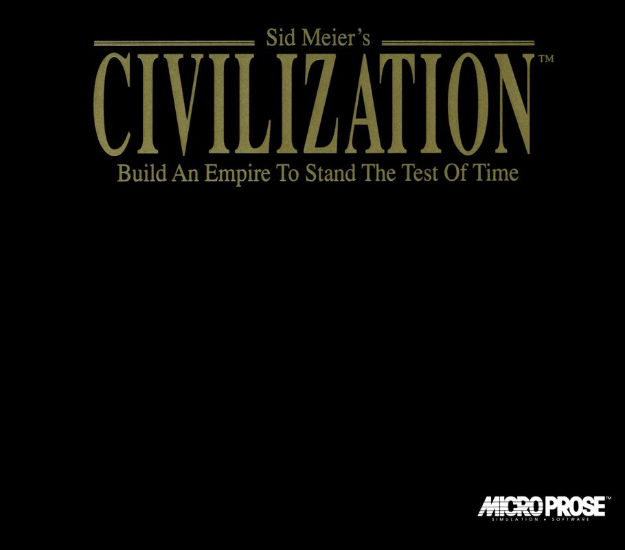 Manual for Sid Meier's Civilization (Windows 16-bit): Front