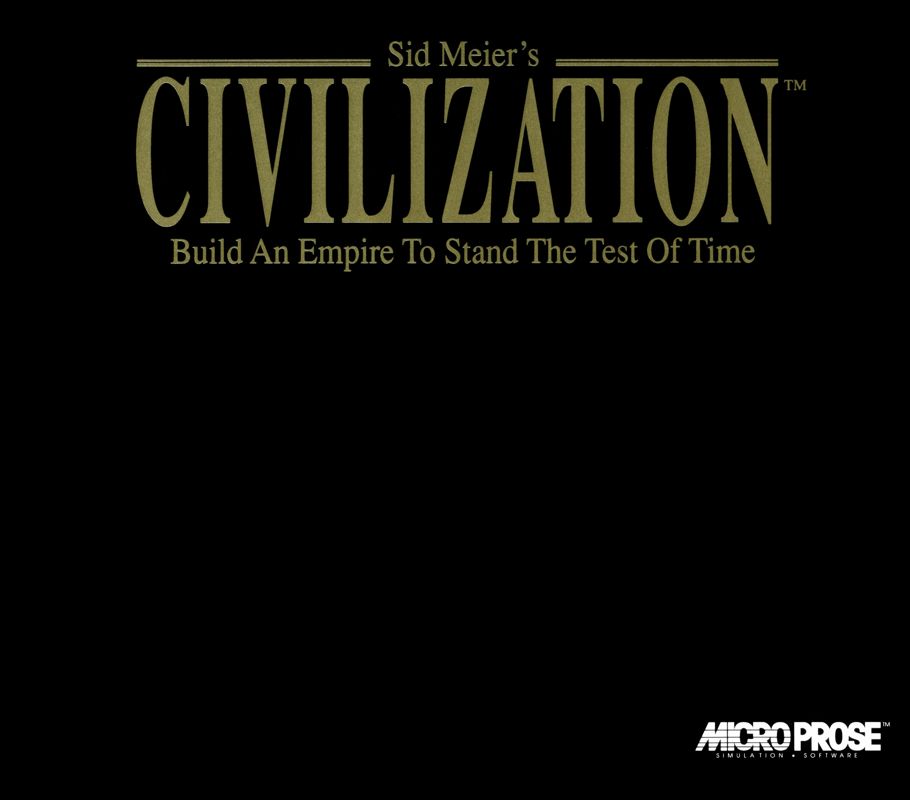 Manual for Sid Meier's Civilization (Windows 3.x): Front