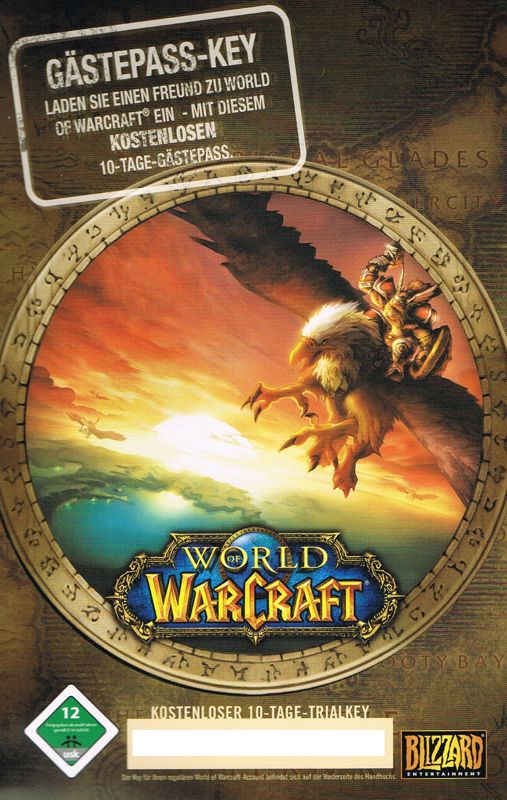 Extras for World of WarCraft (Macintosh and Windows) (DVD release): Trial-Key Front