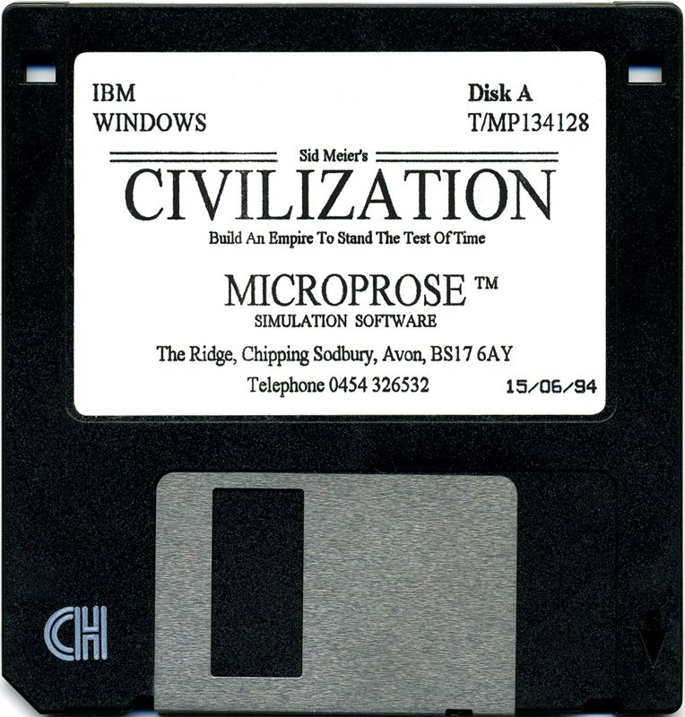 Media for Sid Meier's Civilization (Windows 3.x): Disk 1