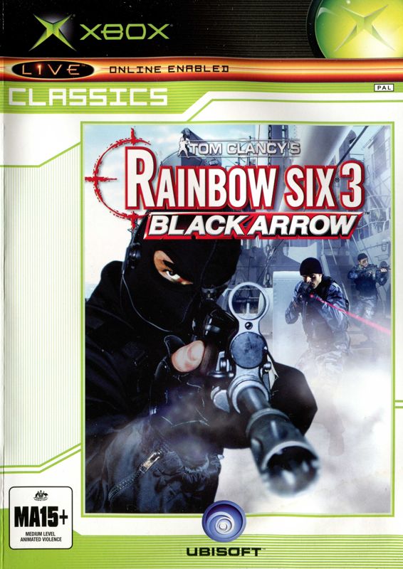 Front Cover for Tom Clancy's Rainbow Six 3: Black Arrow (Xbox) (Classics release)