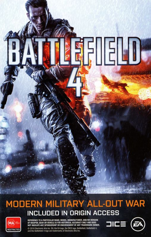 Advertisement for Battlefield V (Windows): Front