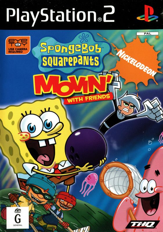 Front Cover for Nicktoons Movin' (PlayStation 2)