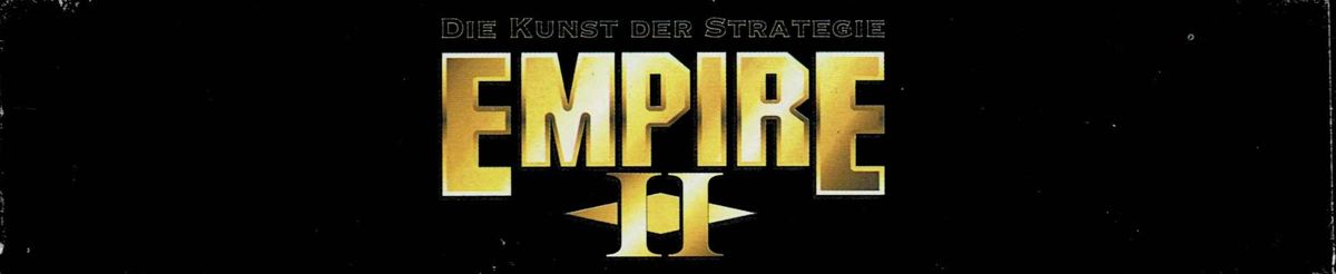 Spine/Sides for Empire II: The Art of War (DOS): Top