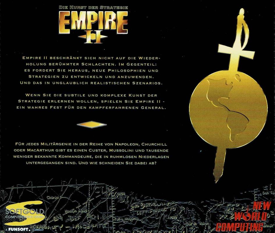 Other for Empire II: The Art of War (DOS): Jewel Case - Back