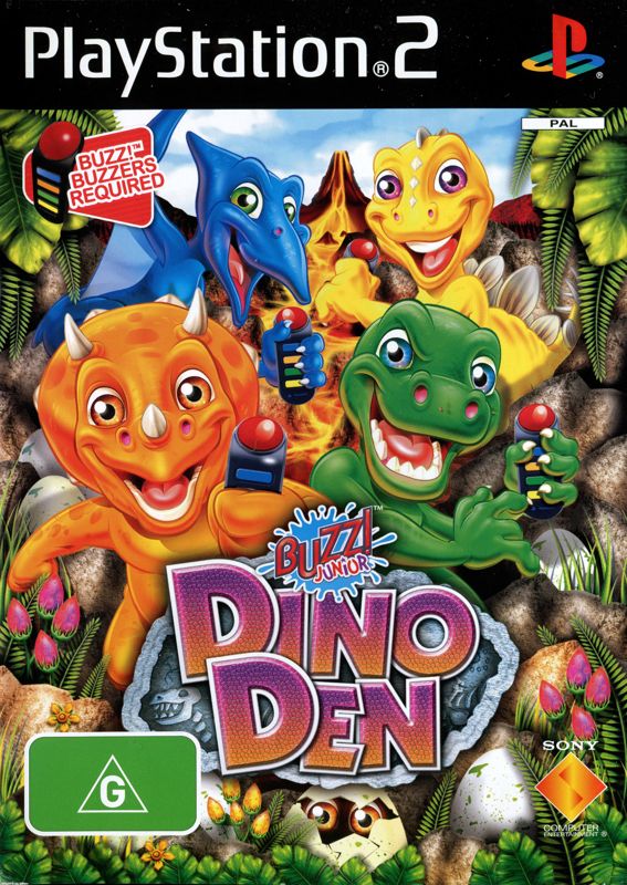 Front Cover for Buzz! Junior: Dino Den (PlayStation 2)