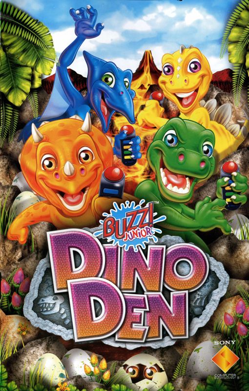 Manual for Buzz! Junior: Dino Den (PlayStation 2): Front