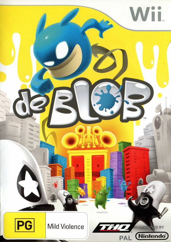 Front Cover for de Blob (Wii)