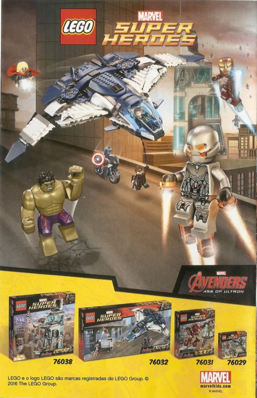 Manual for LEGO Marvel Avengers (Windows): Back